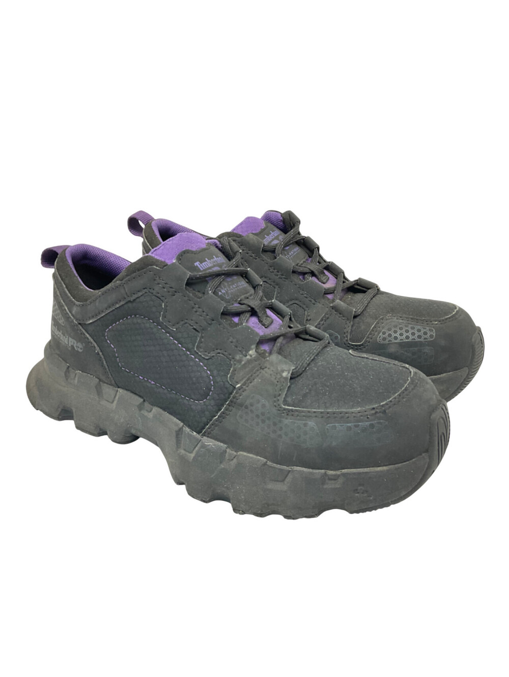 Timberland PRO Women’s Powertrain EV Comp Toe Work Shoes TB0A66T7ECS Black 8.5W